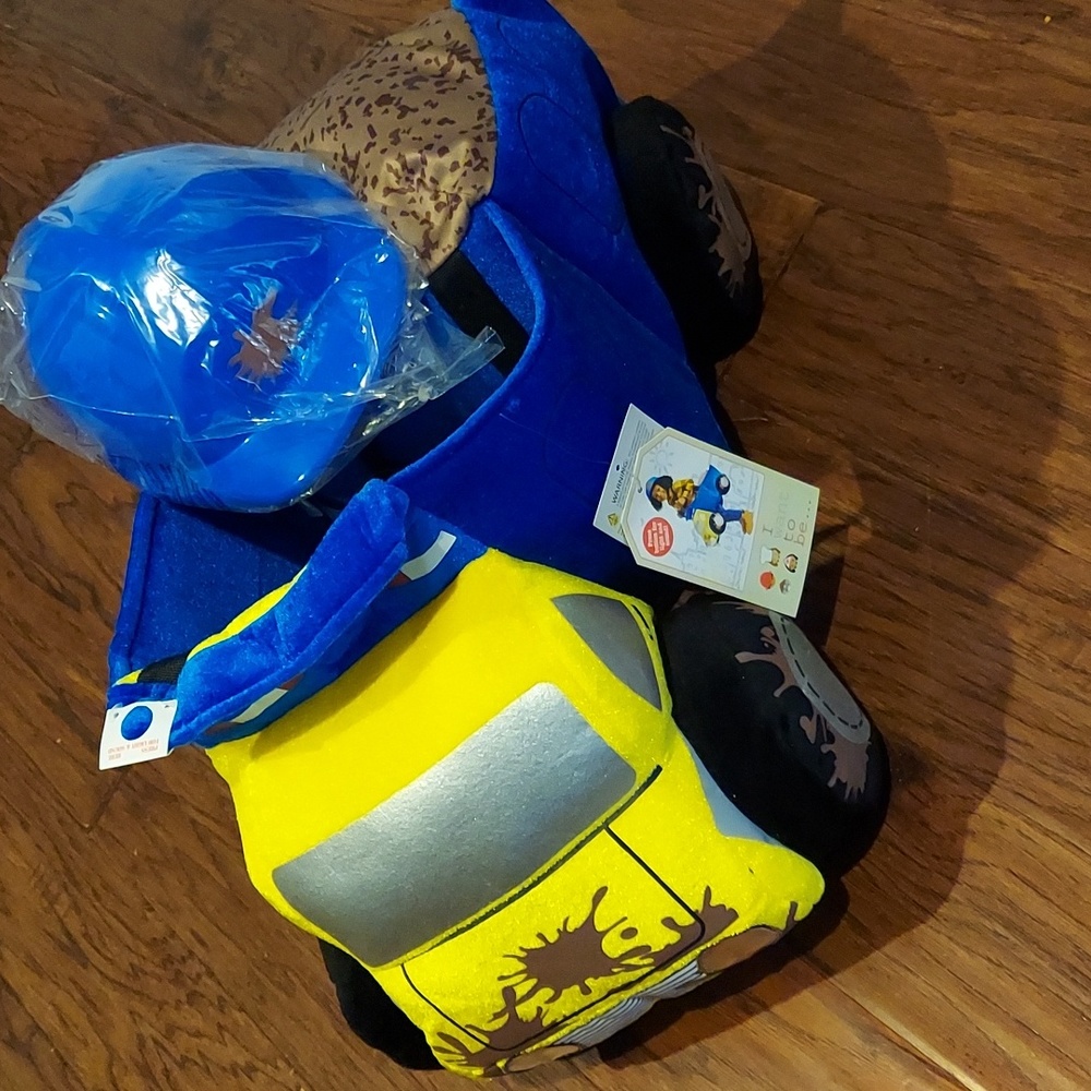 I Want to Be Dump Truck Construction Halloween Plush Wearable Costume New